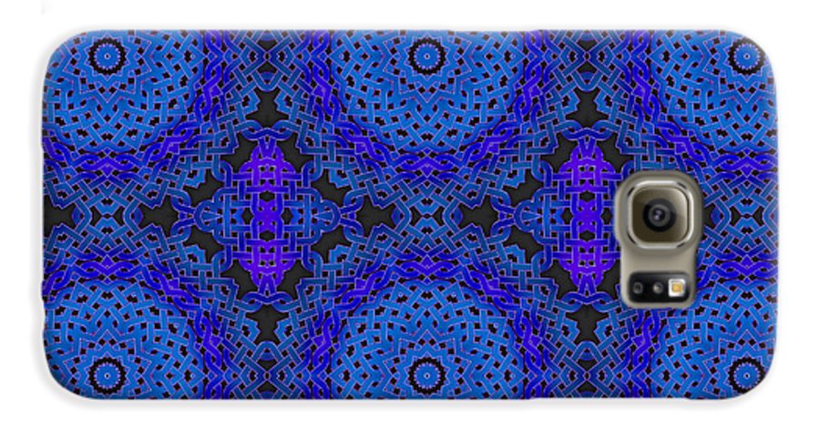 Blue Celtic Knot Kaleidoscope - Phone Case