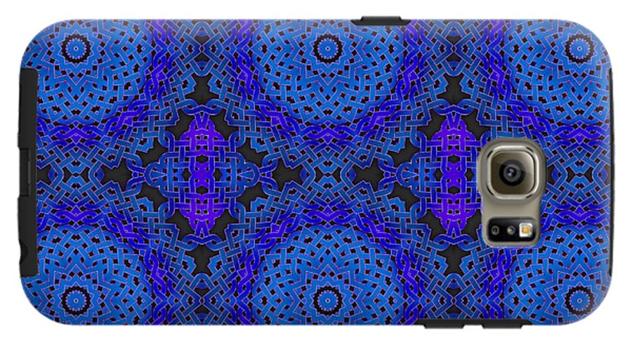 Blue Celtic Knot Kaleidoscope - Phone Case