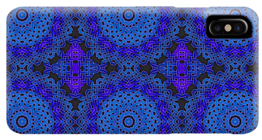 Blue Celtic Knot Kaleidoscope - Phone Case