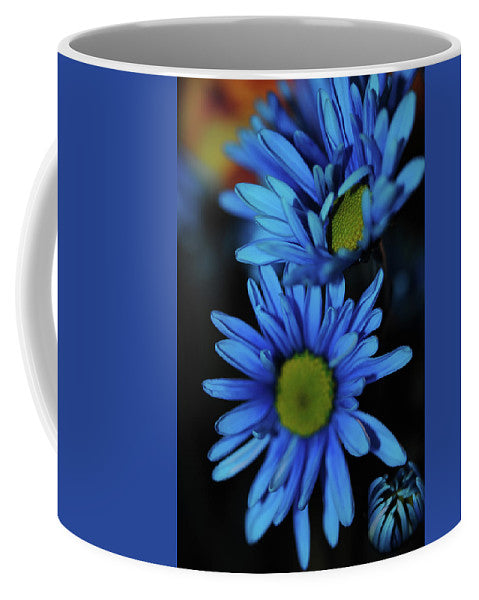 Blue Daisy Vertical - Mug