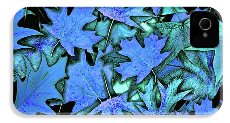 Blue Fall leaves - Phone Case