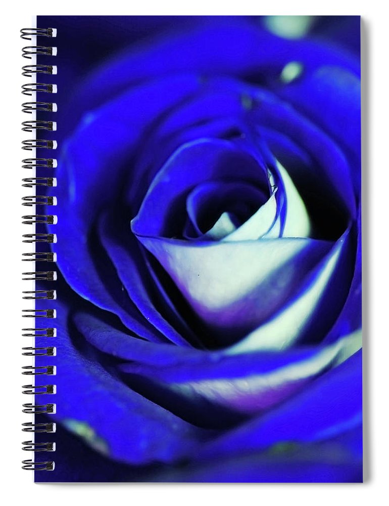 Blue Rose - Spiral Notebook