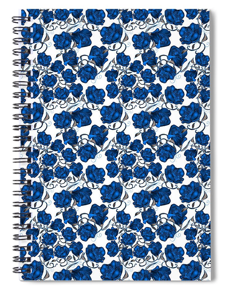 Blue Roses - Spiral Notebook