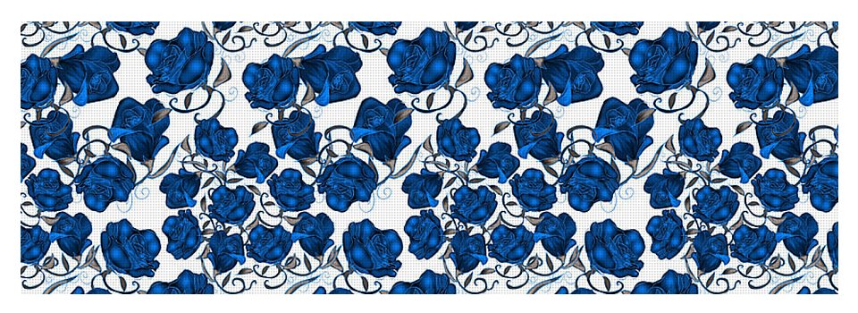 Blue Roses - Yoga Mat