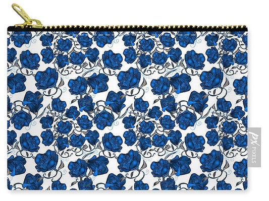 Blue Roses - Carry-All Pouch