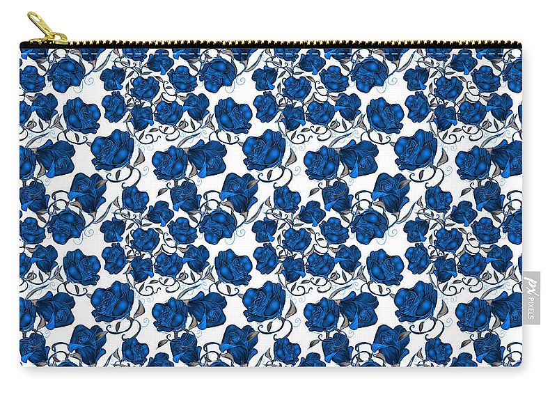 Blue Roses - Carry-All Pouch