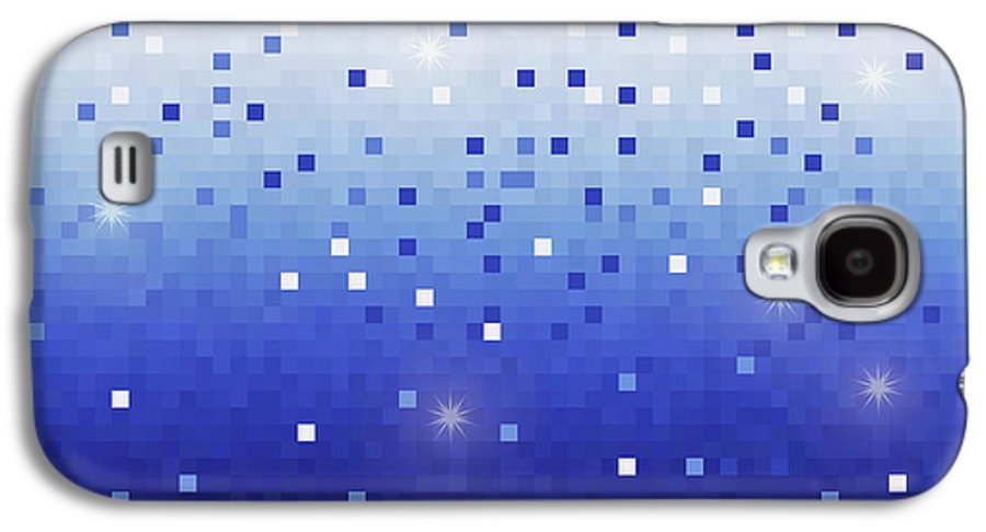 Blue Square Confetti - Phone Case