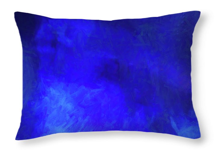 Blue Watercolor - Throw Pillow