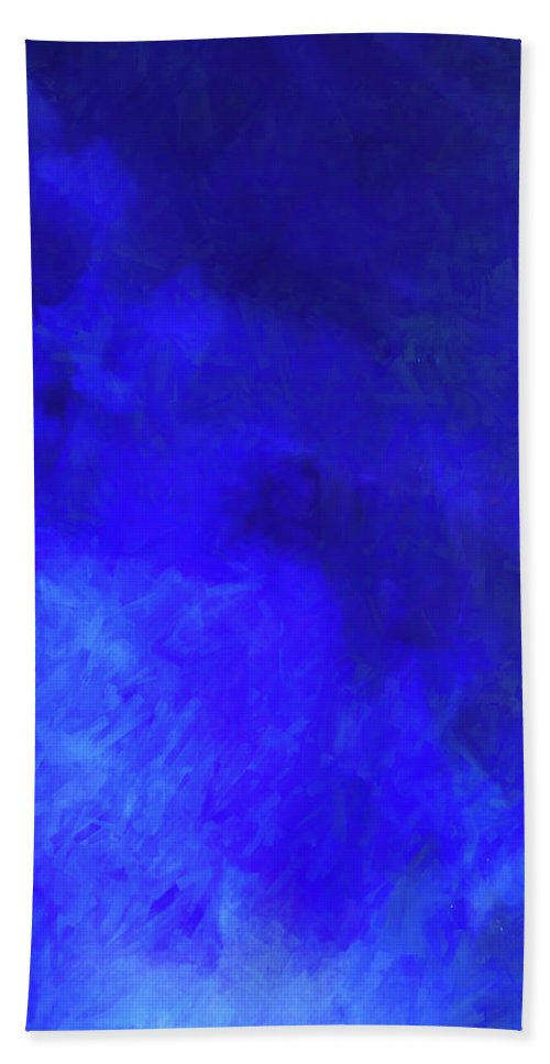 Blue Watercolor - Bath Towel
