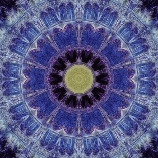 Blue Cathedral Kaleidoscope Digital Image Download