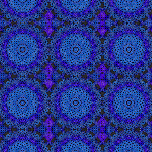 Blue Celtic Knot kaleidoscope Digital Image Download