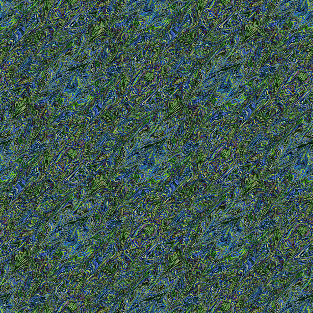 Blue Green Marbling Digital image Download