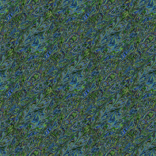 Blue Green Marbling Digital image Download