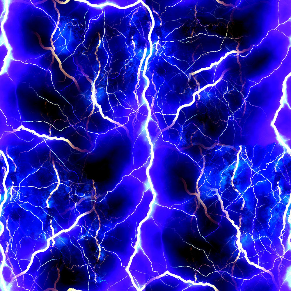Blue Lightning Pattern Digital Image Download