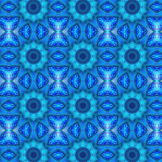 Blue Ocean Kaleidoscope Digital Image Download