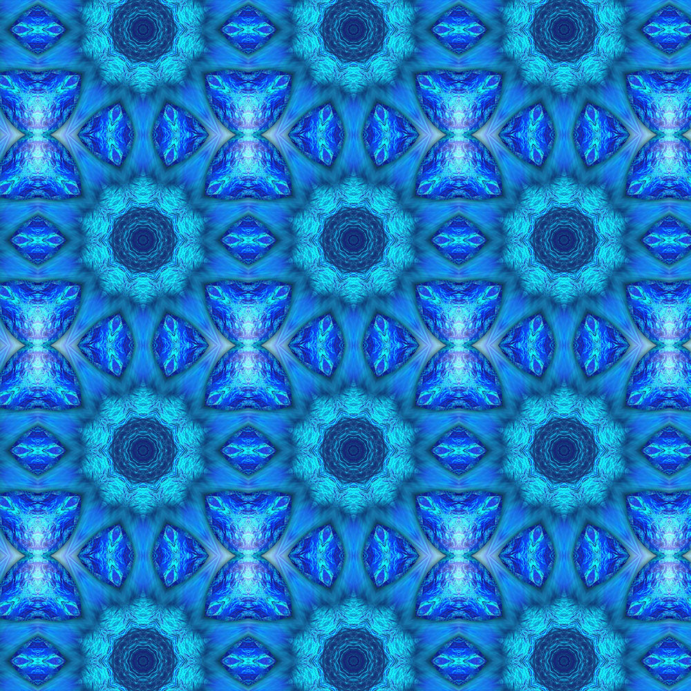 Blue Ocean Kaleidoscope Digital Image Download