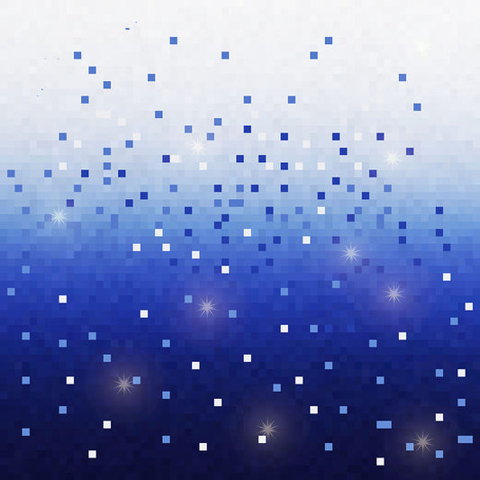 Blue Square Confetti Digital Image Download