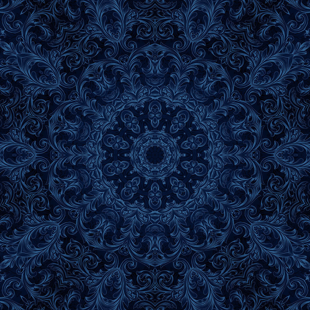 Blue Velvet Kaleidoscope Digital Image Download