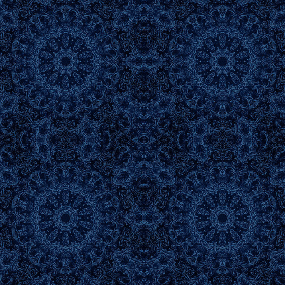Blue Velvet Kaleidoscope Digital Image Download