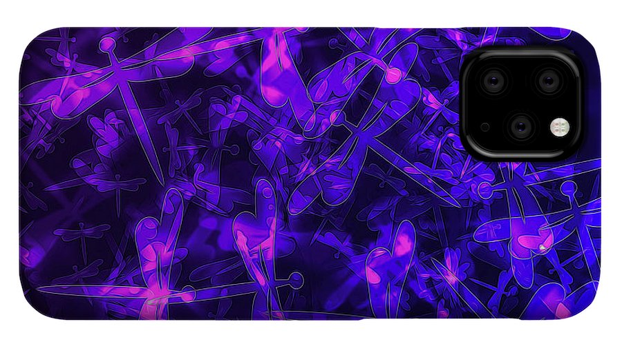 Bokeh Light Dragon Flies - Phone Case