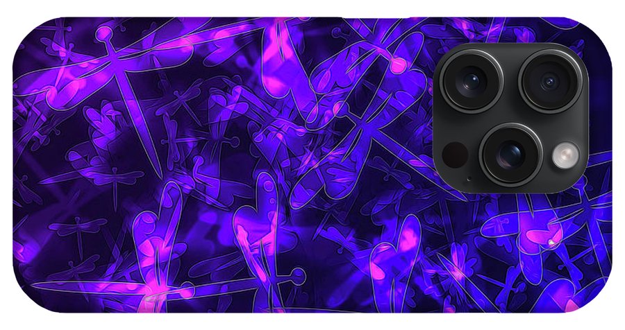 Bokeh Light Dragon Flies - Phone Case