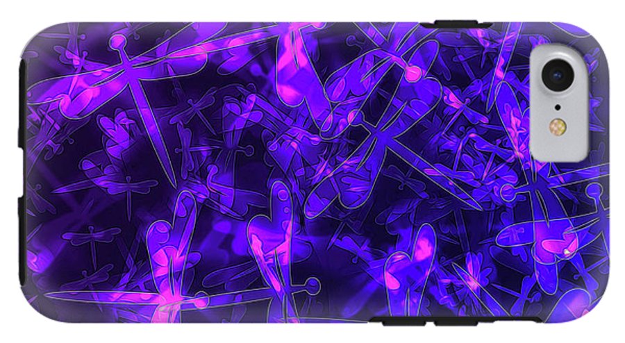 Bokeh Light Dragon Flies - Phone Case