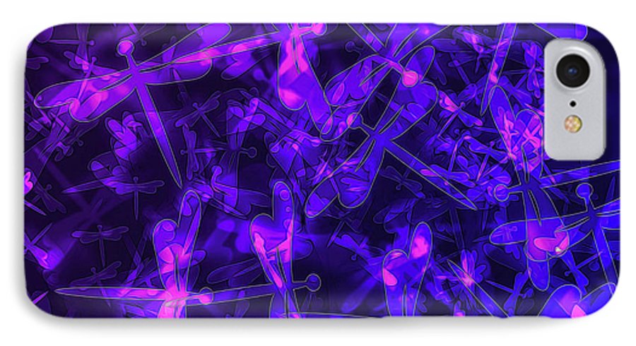 Bokeh Light Dragon Flies - Phone Case