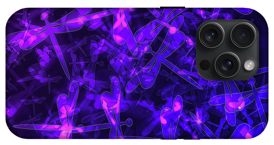 Bokeh Light Dragon Flies - Phone Case