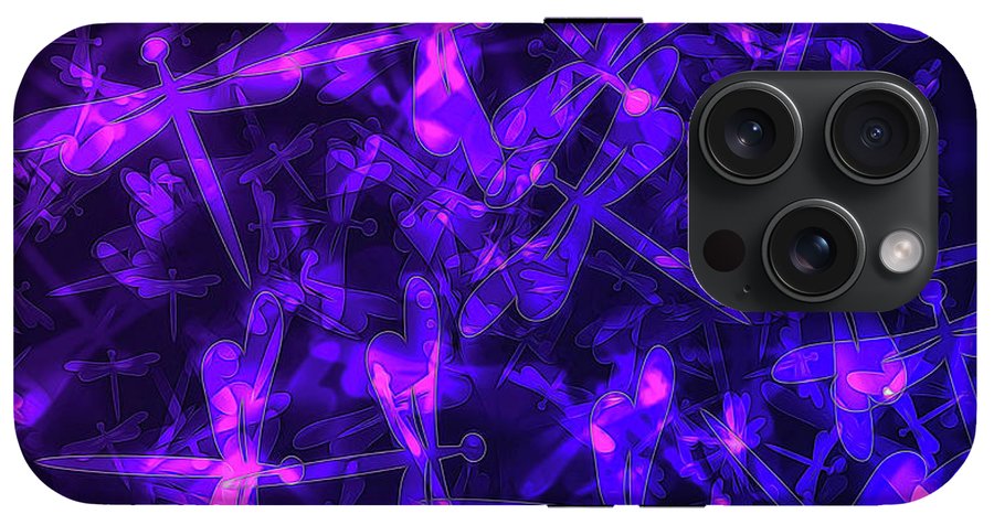 Bokeh Light Dragon Flies - Phone Case