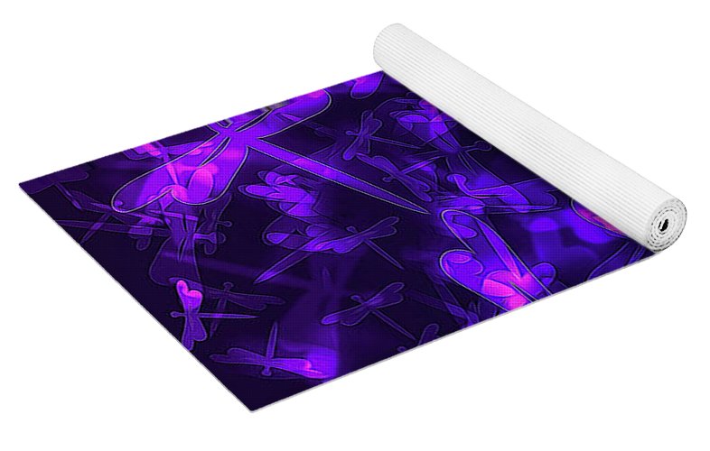 Bokeh Light Dragon Flies - Yoga Mat