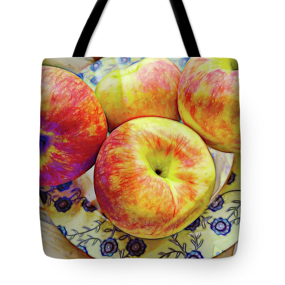 Bowl Of Apples - Tote Bag