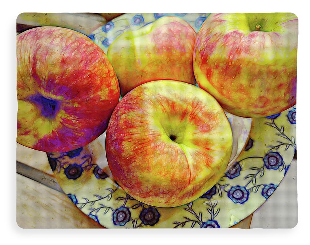 Bowl Of Apples - Blanket