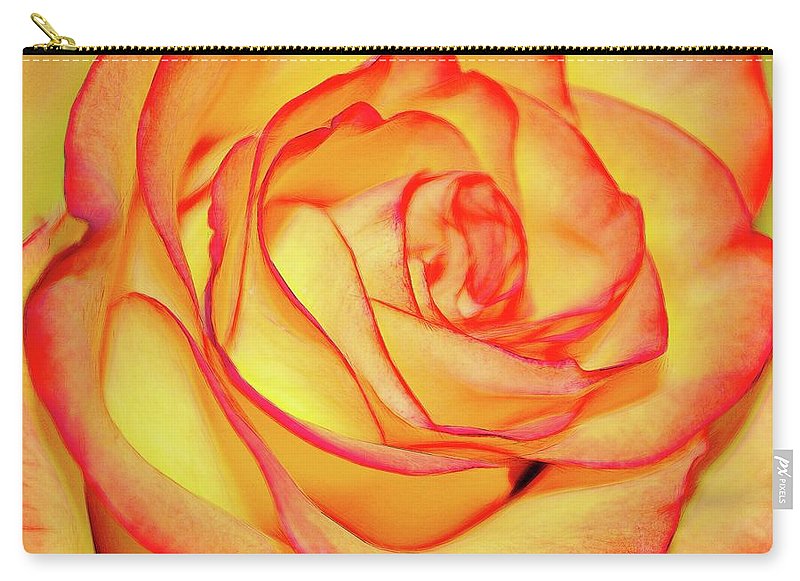 Bright Orange Rose - Carry-All Pouch