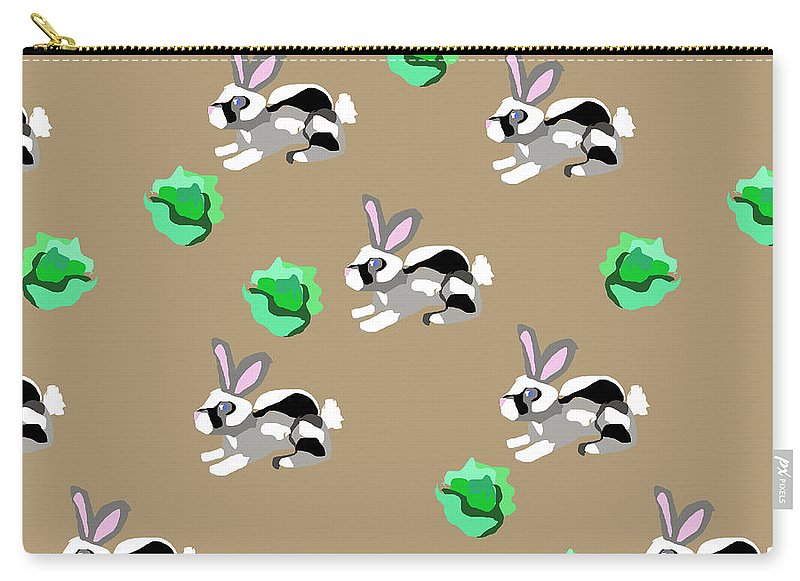 Bunnies Pattern - Carry-All Pouch