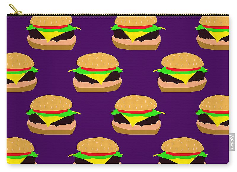 Burger Pattern - Carry-All Pouch