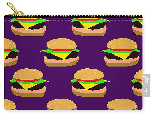 Burger Pattern - Carry-All Pouch