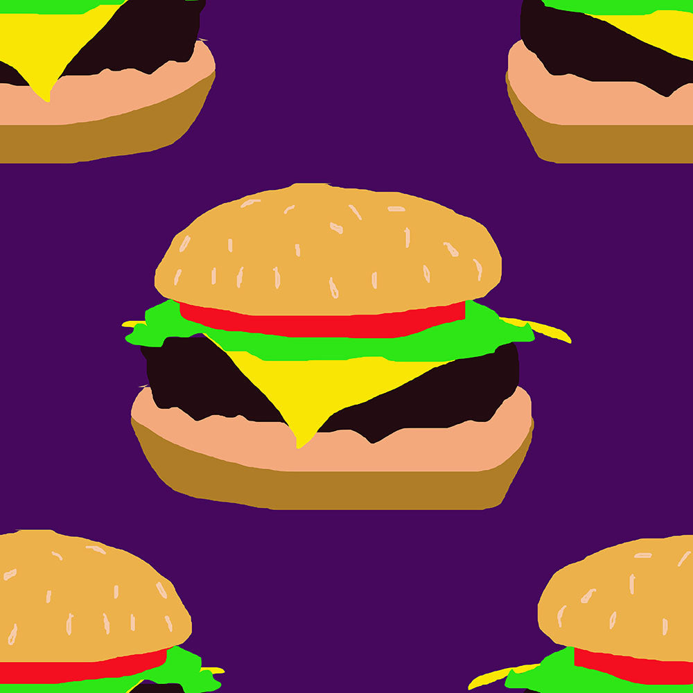 Burger Pattern Digital Image Download