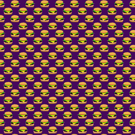 Burger Pattern Digital Image Download