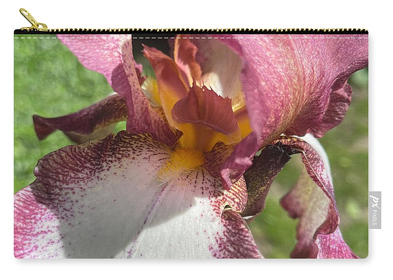 Burgundy iris - Carry-All Pouch