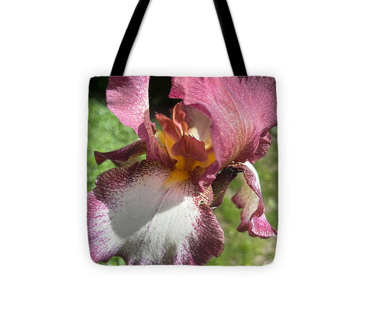 Burgundy iris - Tote Bag