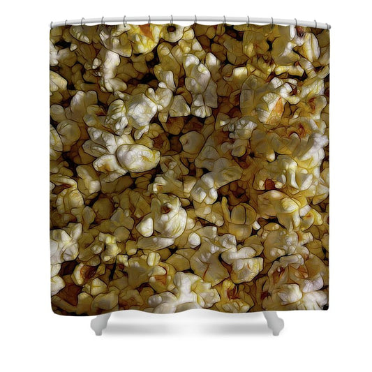 Buttered Popcorn - Shower Curtain