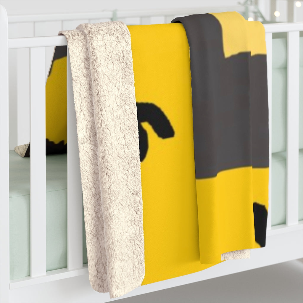 Trick Or Treat Sherpa Fleece Blanket