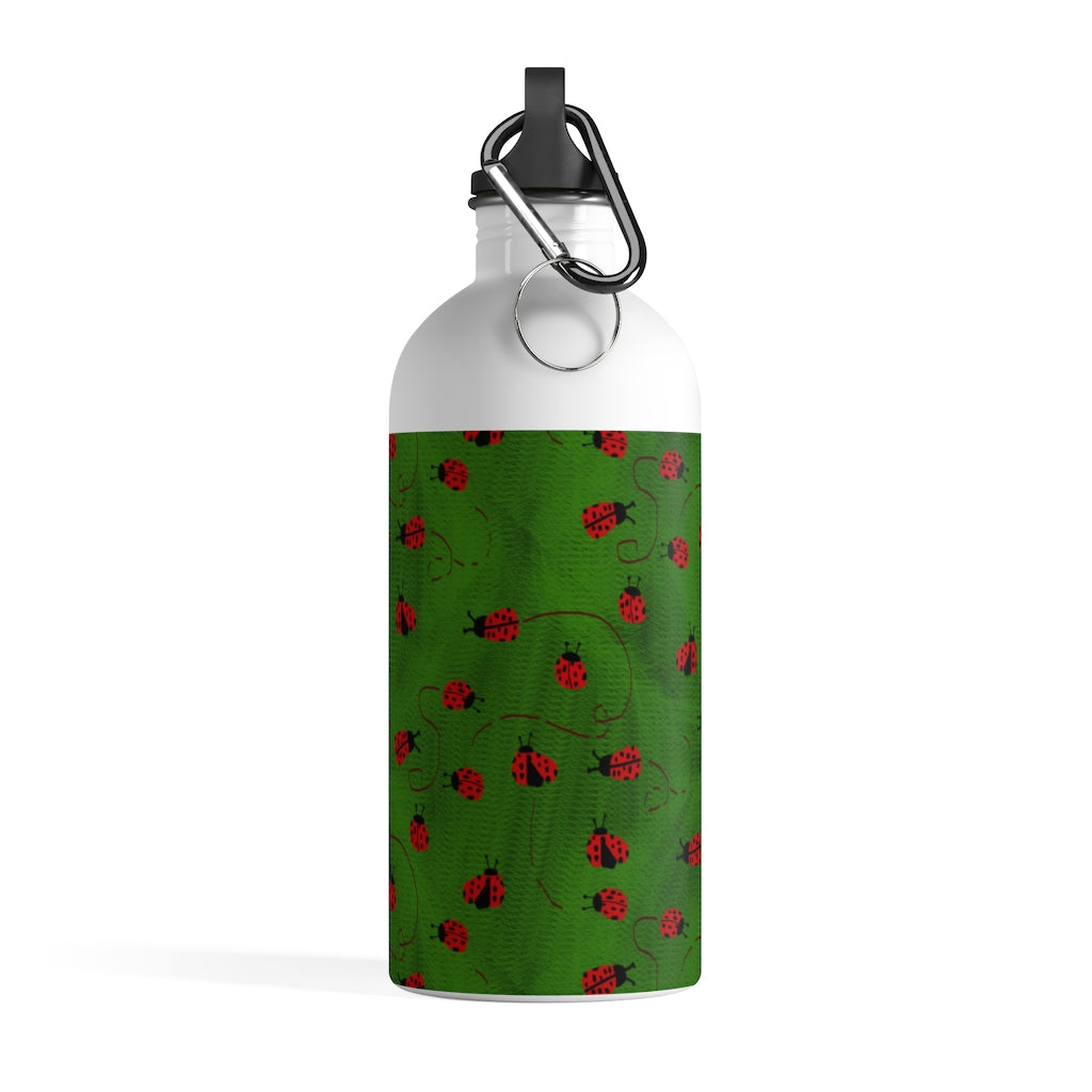 Ladybugs Pattern Stainless Steel Water Bottle