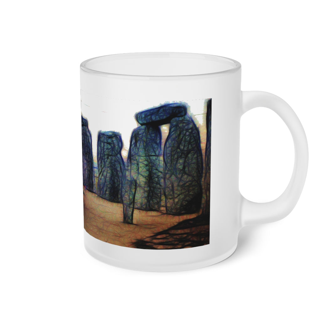 Stonehenge 2 Frosted Glass Mug