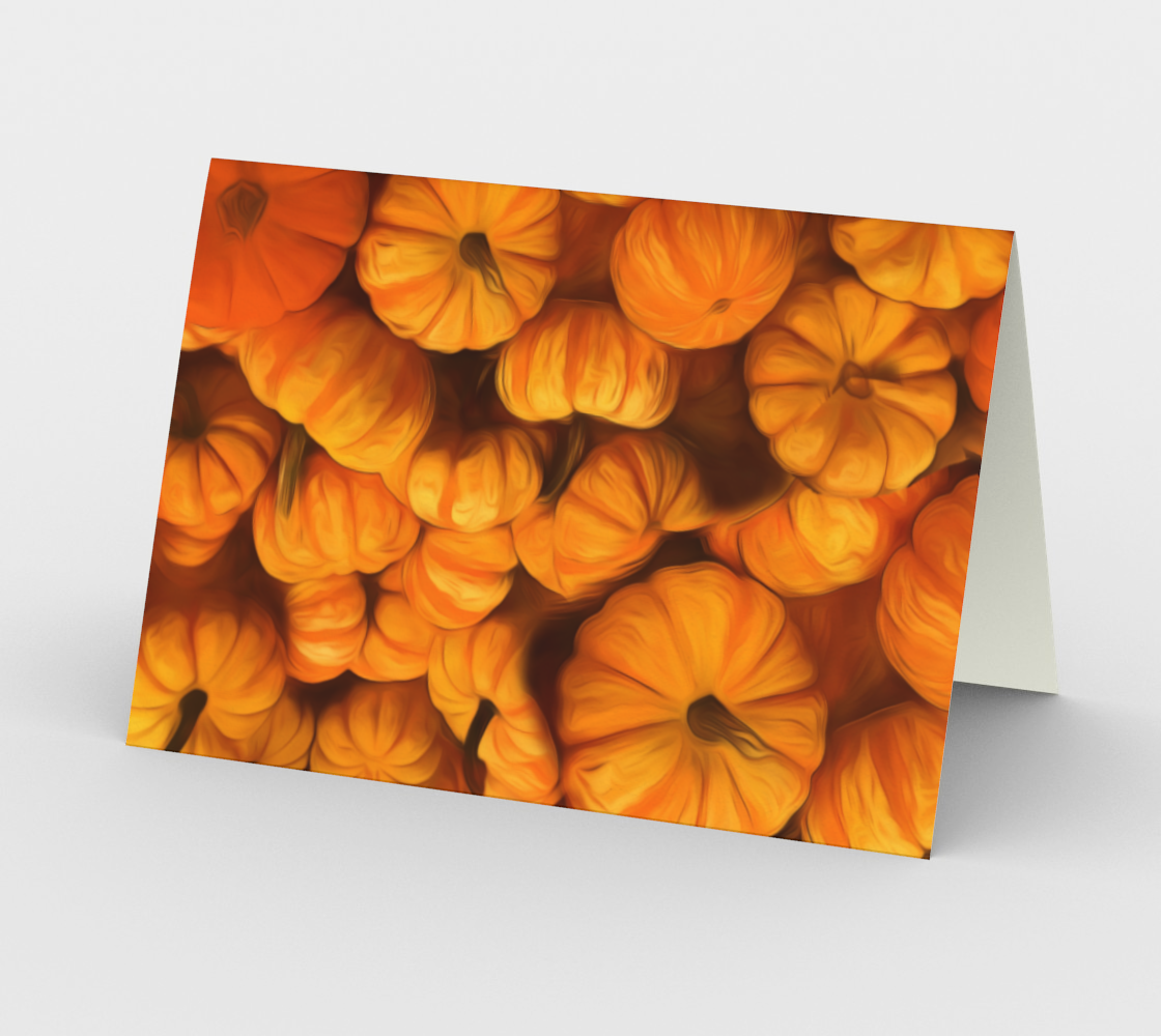 Mini Pumpkins Greeting Card