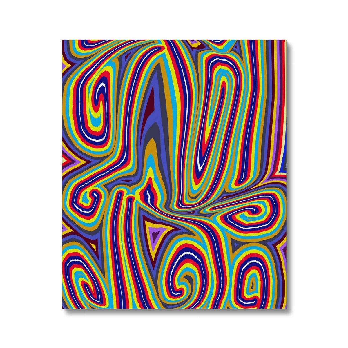 Curly Swirls Canvas