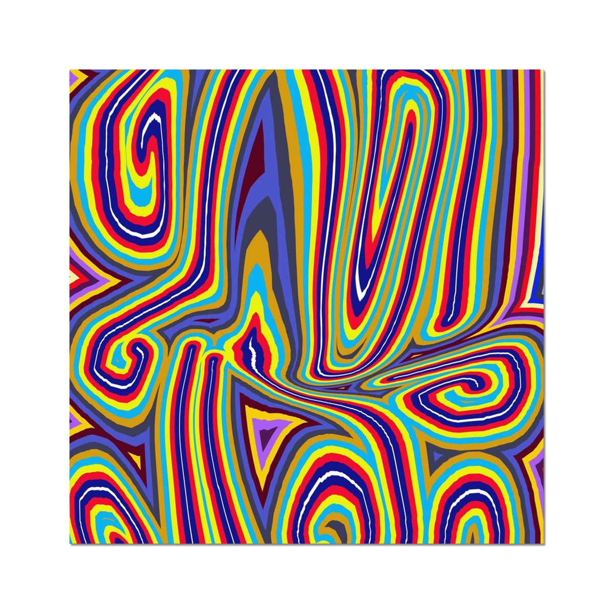 Curly Swirls Hahnemühle Photo Rag Print