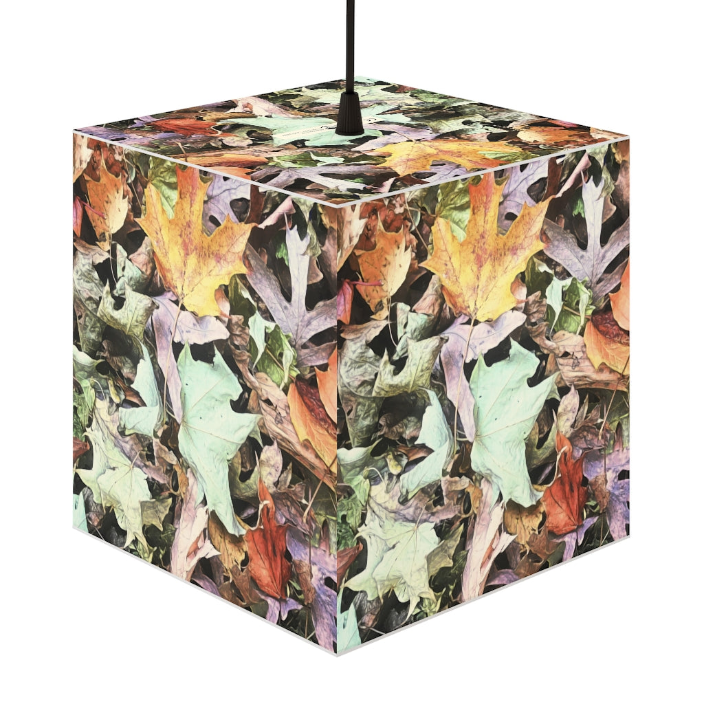 Mid October Leaf Pile Personalized Lamp