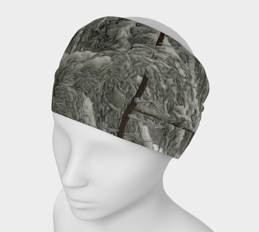 Snow Covered Pine Tree Headband