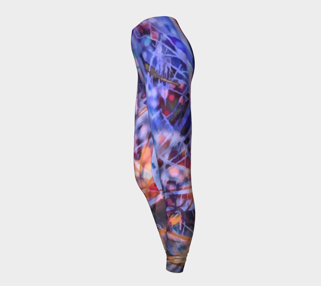 Coffee Cup Abstract Leggings